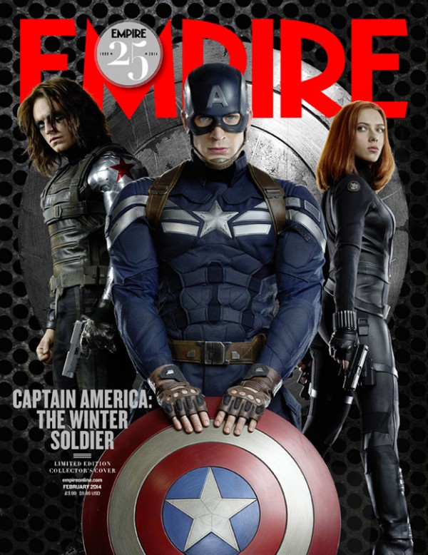 CAPTAIN AMERICA WINTER SOLDIER: CAP PREND LA POSE POUR EMPIRE