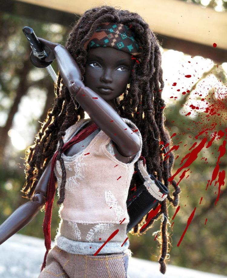 Walking dead: Barbie version Michonne !