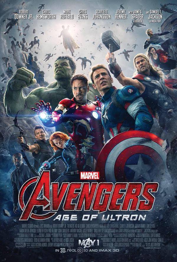 AVENGERS AGE OF ULTRON nouvelle affiche chorale