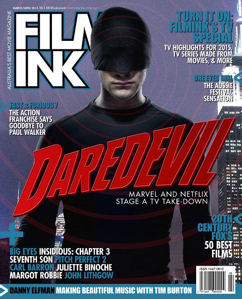 Daredevil en couverture de Film Ink