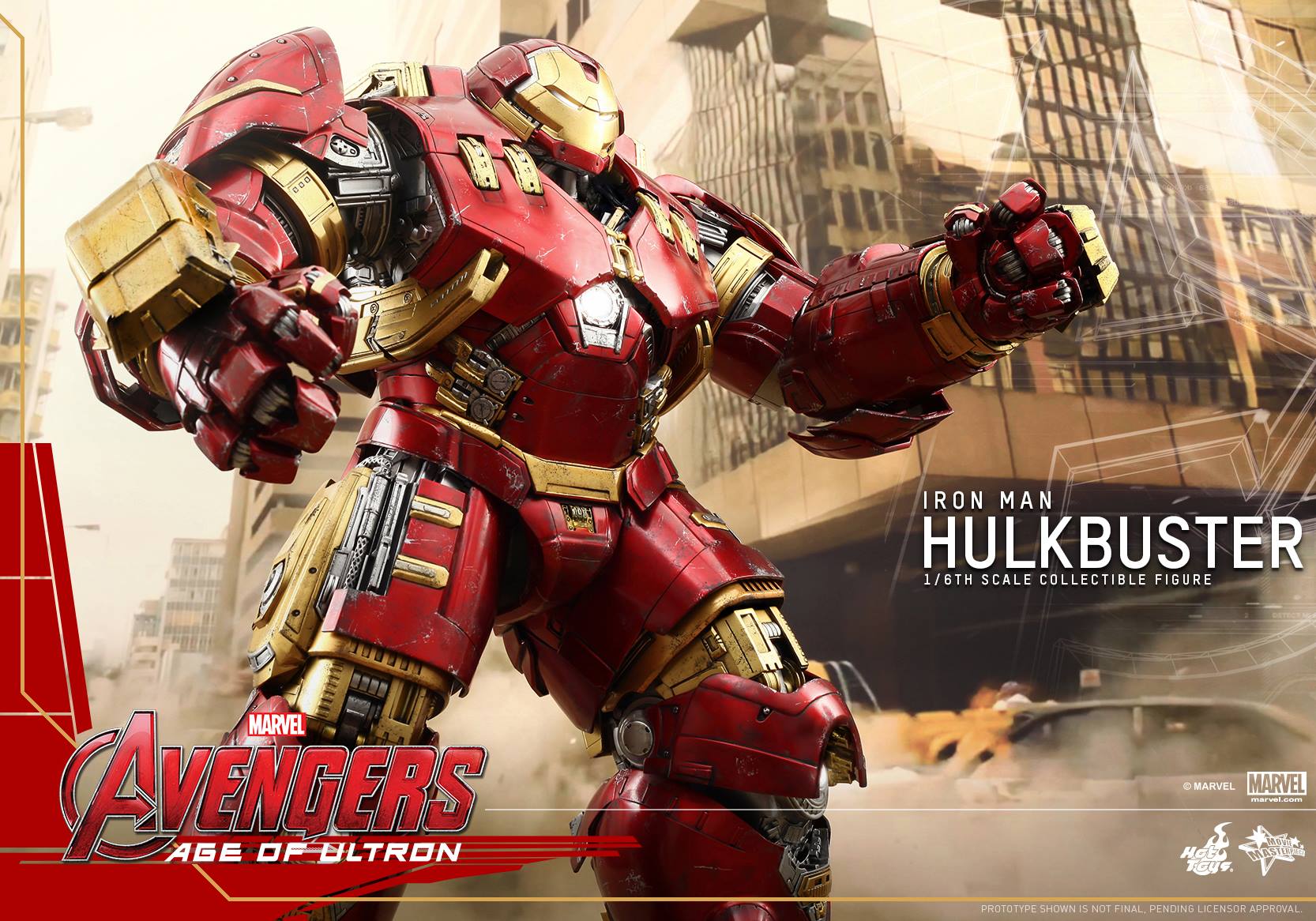 HOT TOYS dévoile son Hulkbuster