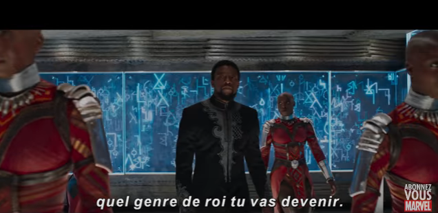 T'Challa et sa garde rapprochée les Dora Milaje